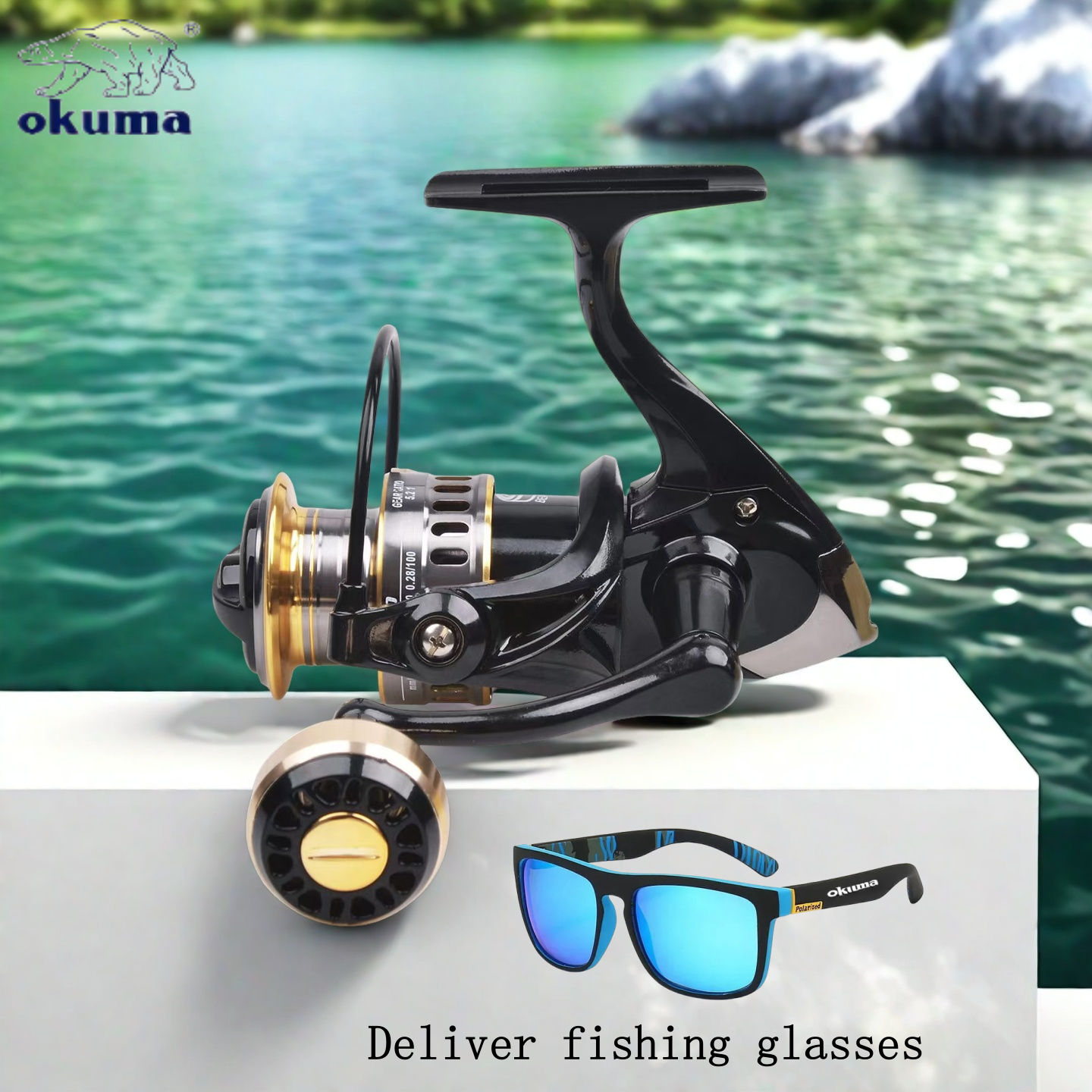 Reel Drag Knob - Okuma-Spinning Reel, Metal Ultra Light Fishing