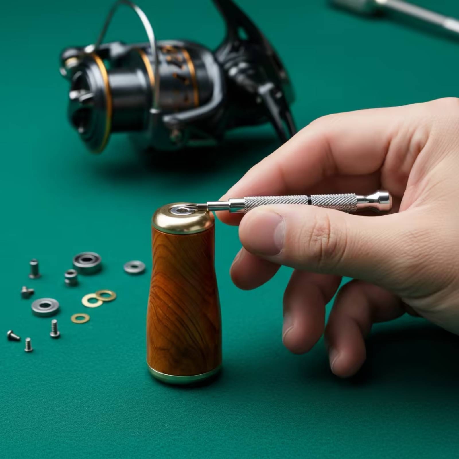 Fishing Reel Handle Knob Woode - Reel Handle のレビューと価格