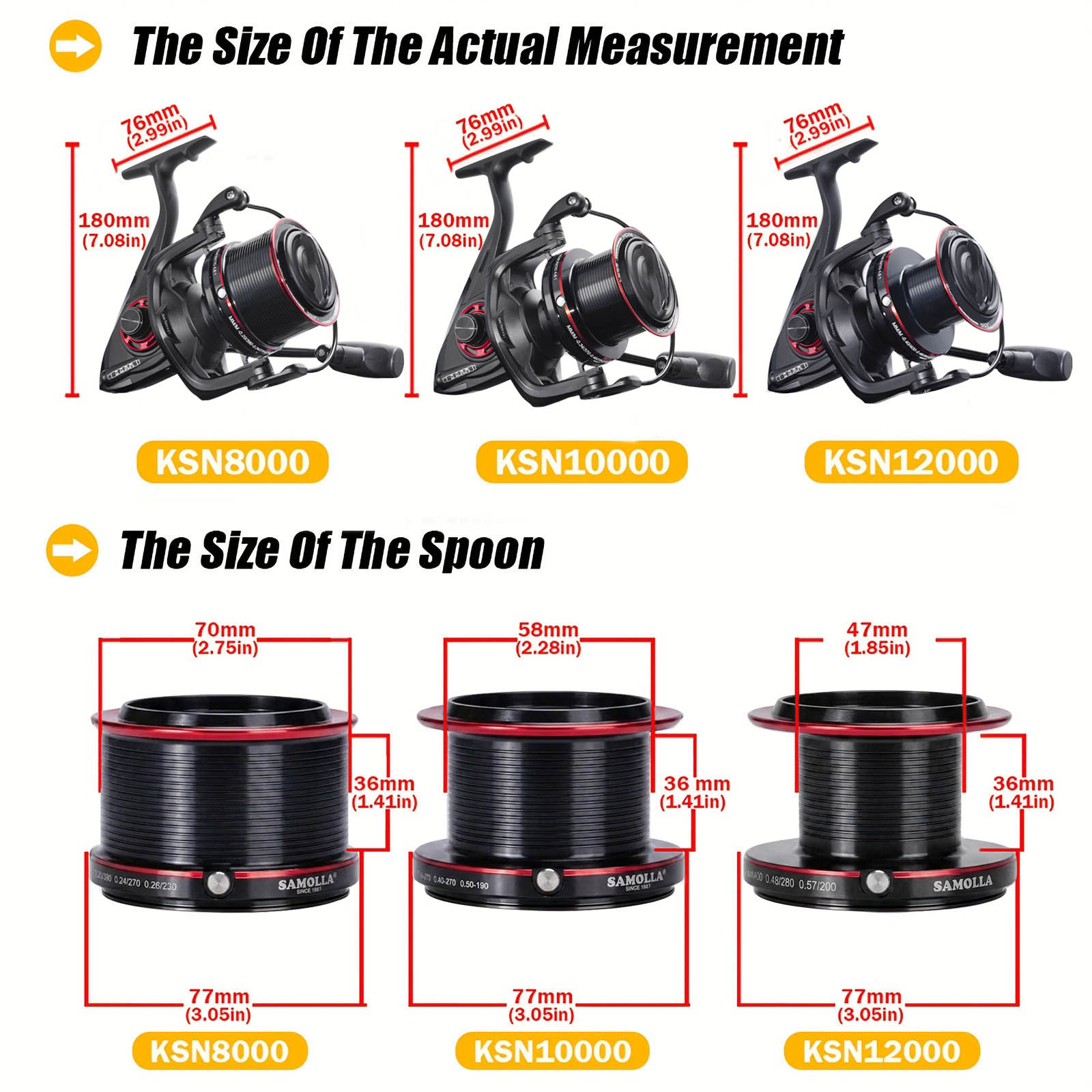 CAZULO Long Cast Spinning Reel - Reel Drag Knob のレビューと価格