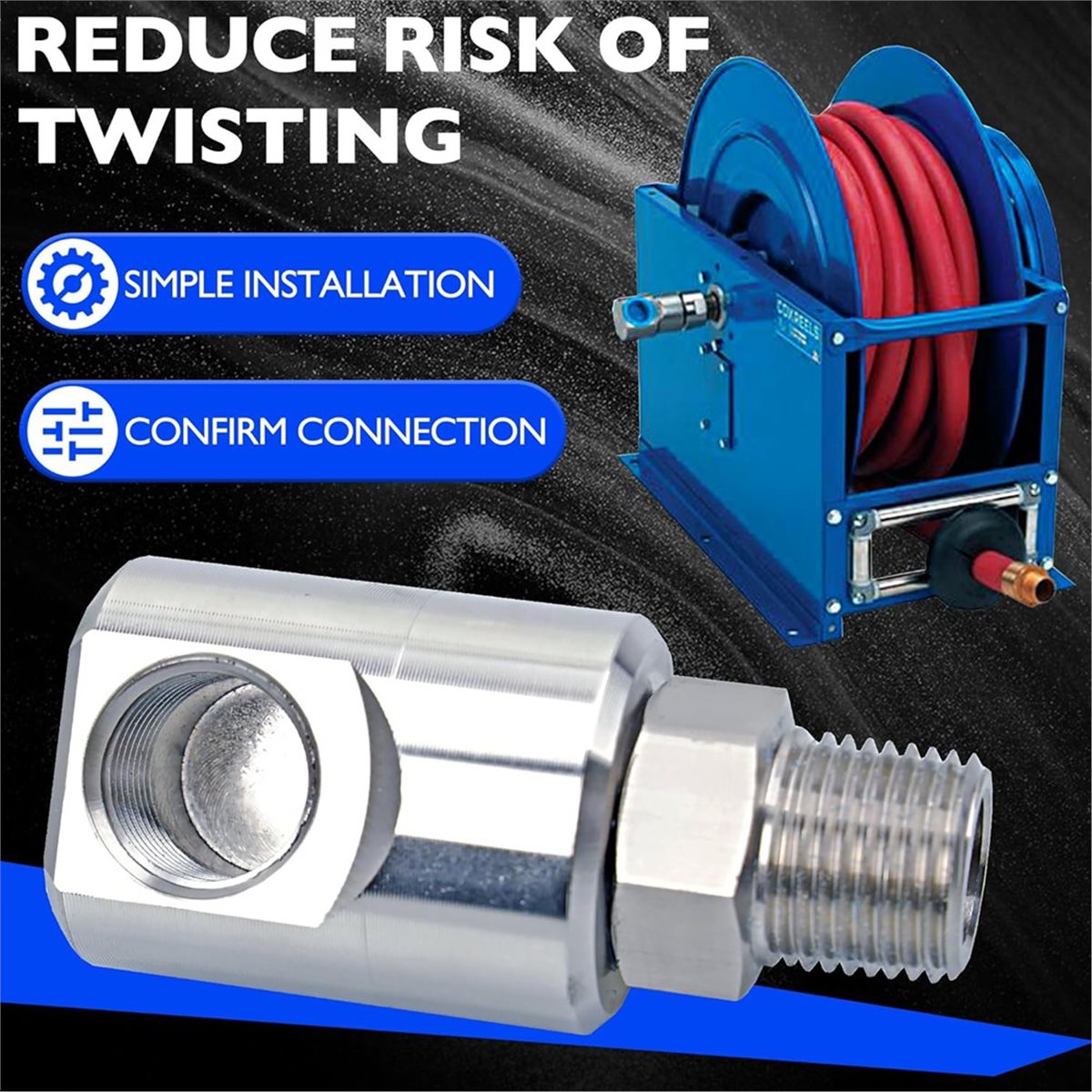 A45I 1/2 Inch MXF Hose Reel Sw - Reel Grease のレビューと価格