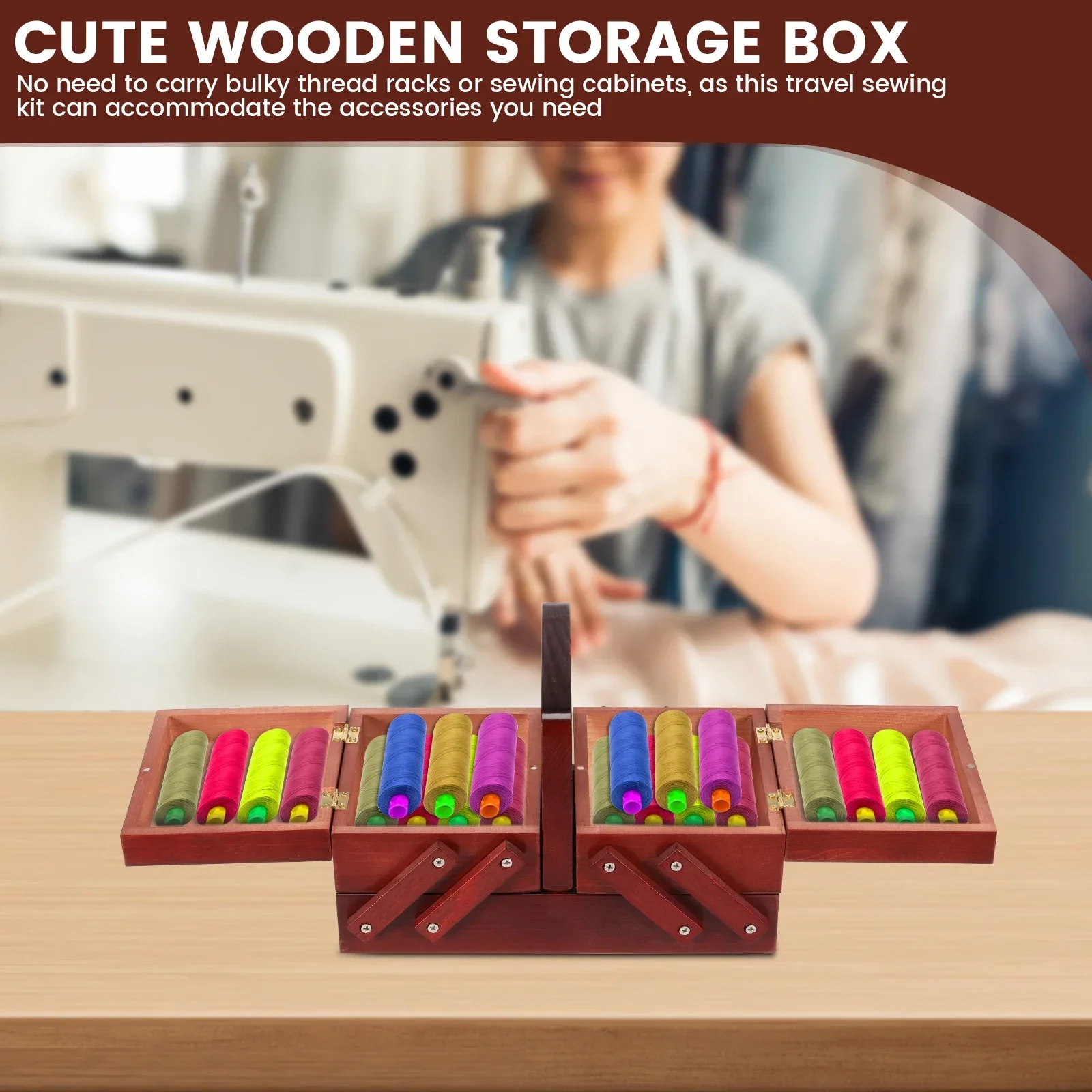 Expandable Sewing Thread Box W - Reel Case のレビューと価格