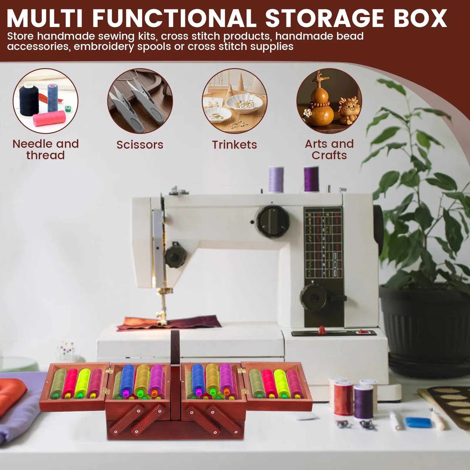 Expandable Sewing Thread Box W - Reel Case のレビューと価格