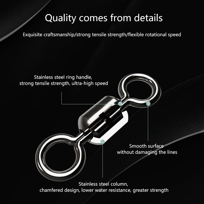 ★▲100Pcs Fishing Swivels Stain - Baitcasting Reel のレビューと価格