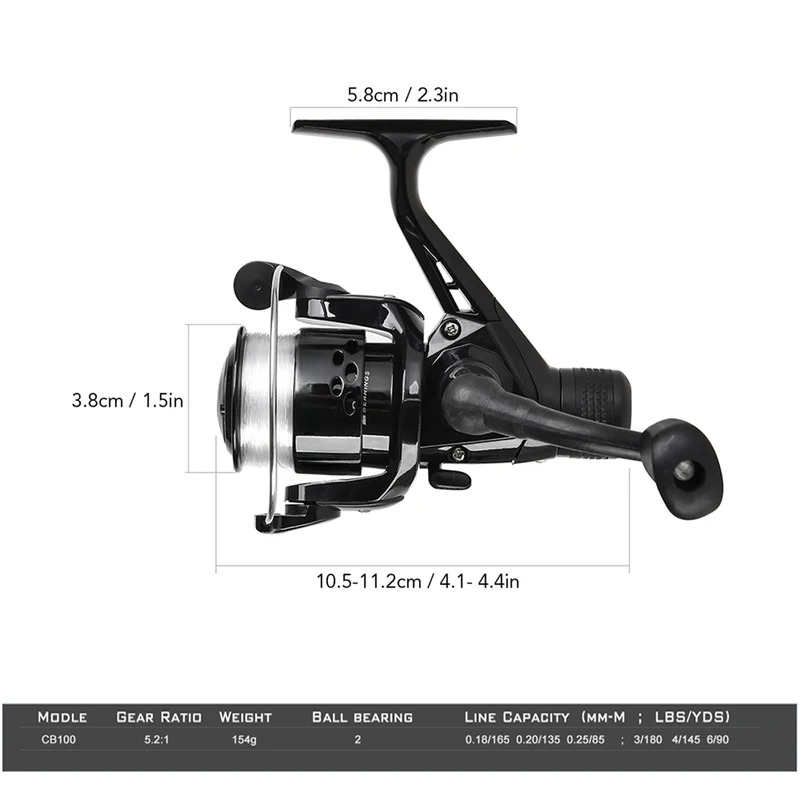 BRAVMAK 2.1/ 2.3 mTelescopic F - Spincast Reel のレビューと価格