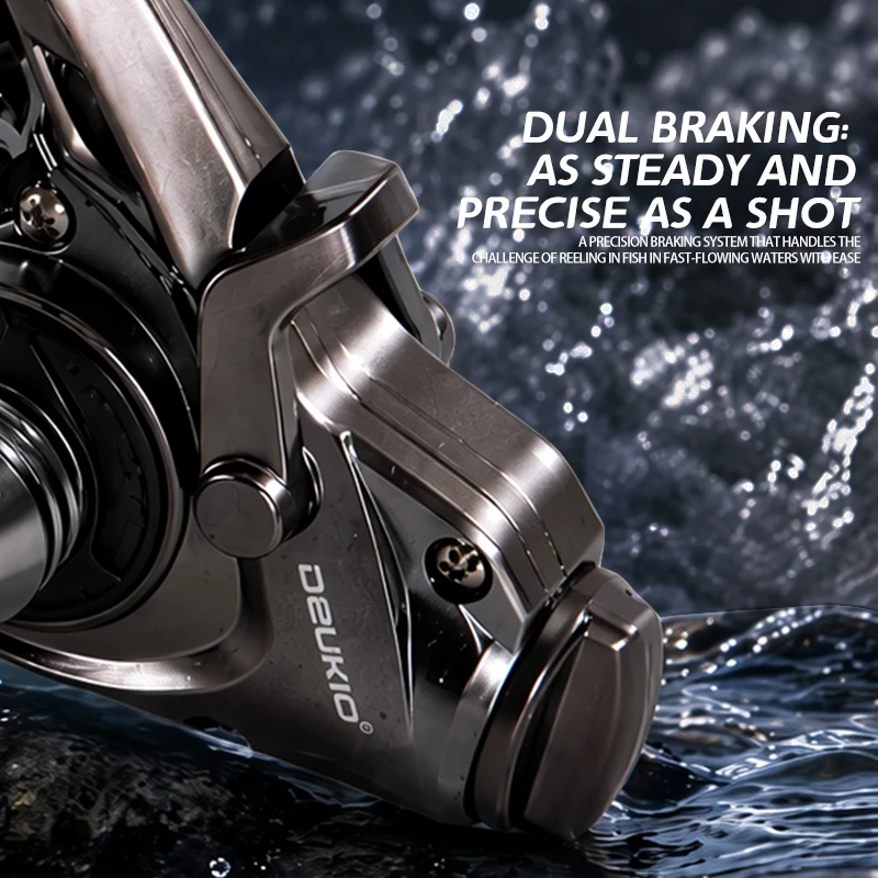 DEUKIO Mini Double Brake Desig - Ice Fishing Reel のレビューと価格