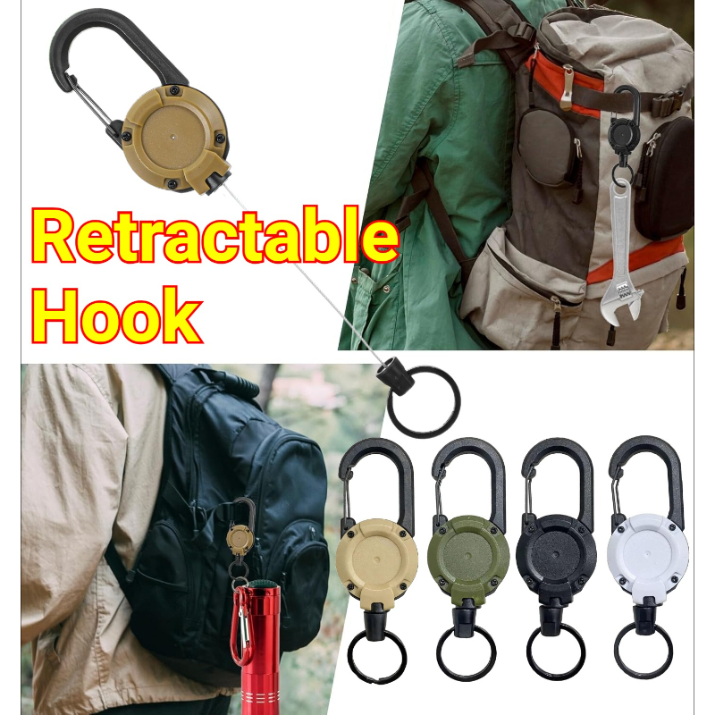 1/2/4pcs Extendable Retractabl - Reel Bag のレビューと価格