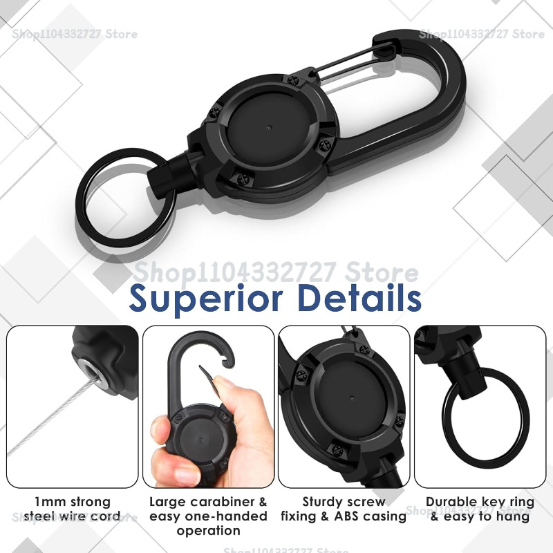 1/2/4pcs Extendable Retractabl - Reel Bag のレビューと価格